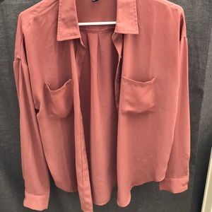 Forever 21 oversized button up!